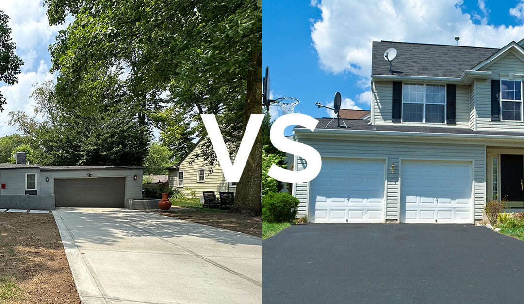 Comparing Concrete vs. Asphalt Driveways: Which One Is Right for You?