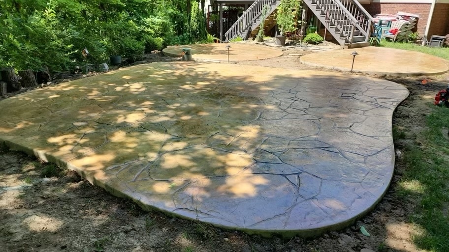 Stamped Concrete pad
